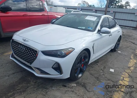 2019 Genesis G70 3.3T Advanced из США, поврежденный, VIN KMTG34LEXKU032715